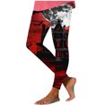 thumbnail image 2 of WXLWZYWL Women's High Waist Leggings Stretchy Capris Yoga Pants Tummy Control Gym Workout Casual Gratient Yoga Leggings Running Jogger Leggings, 2 of 4