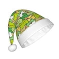 thumbnail image 2 of Cauagu Cartoon Frog for Adult Christmas Hat,1-Pack Xmas Holiday Hat Santa Hat for Women & Men Festive Headwear Accessories Fit for Christmas/New Year/Party, 2 of 6