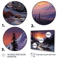 thumbnail image 3 of Designart "Whisper of Winter Camping I" Camping Travel Floater Framed Wall Art Living Room, 3 of 7