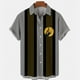 thumbnail image 3 of Mens Manga Corta Botón Abajo Camisas Casual de la Impresión de la Playa Cuello de Vuelta, Botón Tropical Arriba Blusa para Al Aire Libre, 3 of 4