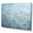 thumbnail image 2 of Designart "The World In The Ice Age I" World Map Wall Art Prints, 2 of 7
