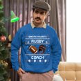 thumbnail image 5 of Christmas Sweatshirt, Santa's Favorite Rugby Coach Christmas Sweatshirt, Ugly Holiday Sweatshirt, Xmas Gift for Coaches & Mentors, 5 of 5
