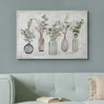 thumbnail image 3 of PixonSign Canvas Print Wall Art Wood Panel Forest Wildflowers In Vases Nature Wilderness Illustrations Modern Art Botanical Floral Farmhouse/Country Relax/Calm/Cozy for Bedroom - 16"x24", 3 of 5