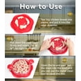 thumbnail image 4 of NULAS Chicken Shredder Tool Twist for Kitchen, Manual Chicken Breast Grinder Machine for Ground Food, Meat & Vegetables, Red, 4 of 7