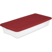 Sterilite 41 Quart Infra Red Storage Box, 2 Piece
