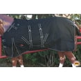 thumbnail image 4 of 72" Hilason 1200D Winter Waterproof Turnout Horse Blanket Belly Wrap Black, 4 of 7