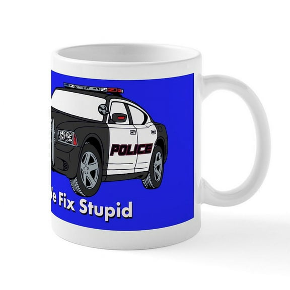 CafePress - We Fix Stupid Mug - 11 oz Ceramic Mug - Novelty Coffee Tea Cup