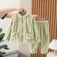 thumbnail image 1 of Conjunto de pijamas de felpa cálidos para invierno para niños, ropa de dormir bonita, conjunto de 2 uds., pijamas de Navidad, ropa para el hogar, pijamas de tiburón, ropa de 1 a 3 años, 1 of 4