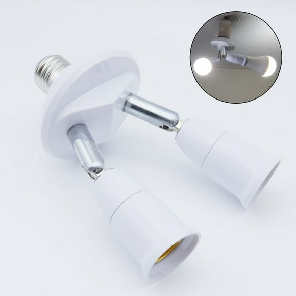 pitrice E27 Splitter 220V 3A Lamp Bulb Socket Converter Light Adapter Improvement Plastic Portable Holder Warehouse Accessory 1 to 3