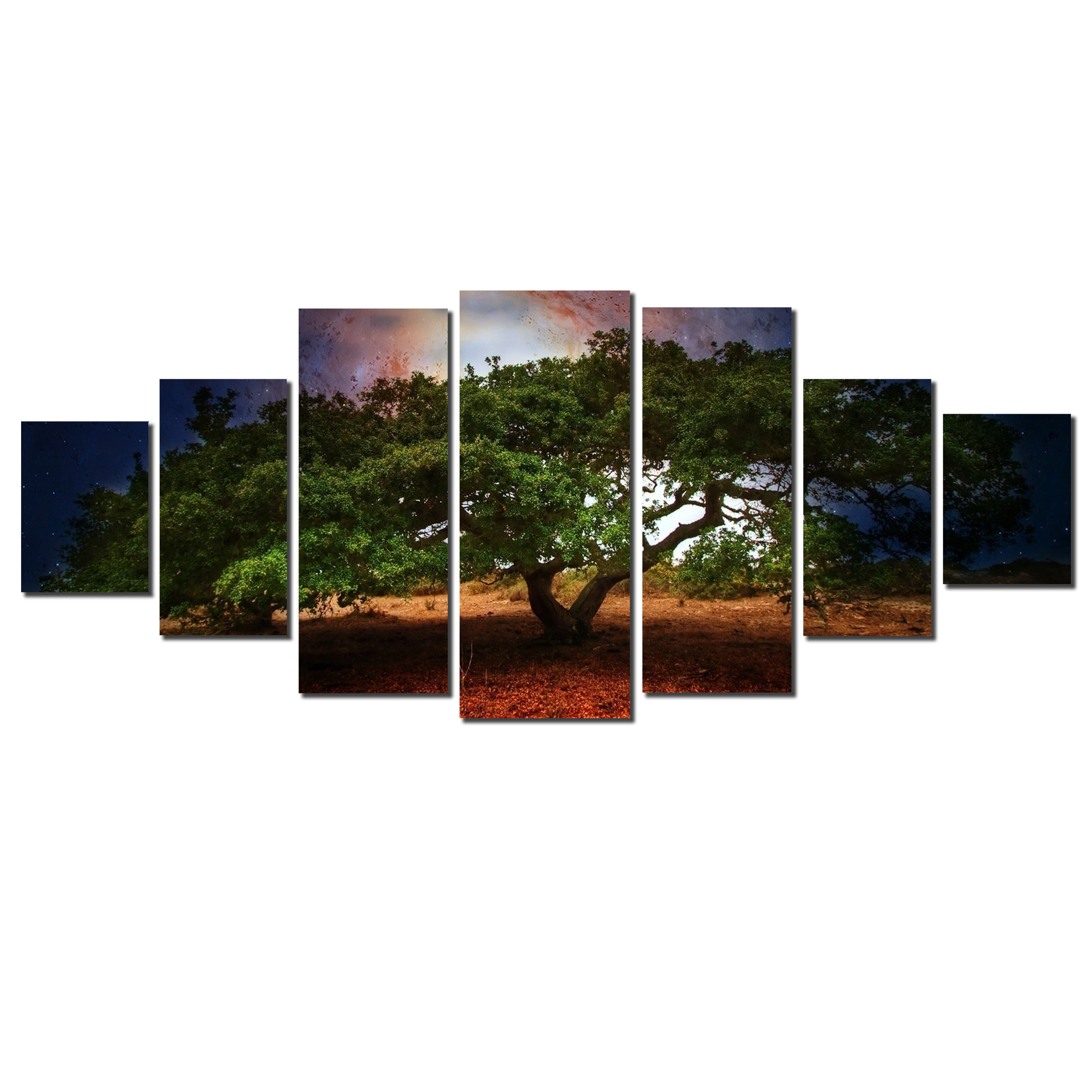 Startonight Huge Canvas Wall Art Old Big Tree , USA Large Home Decor