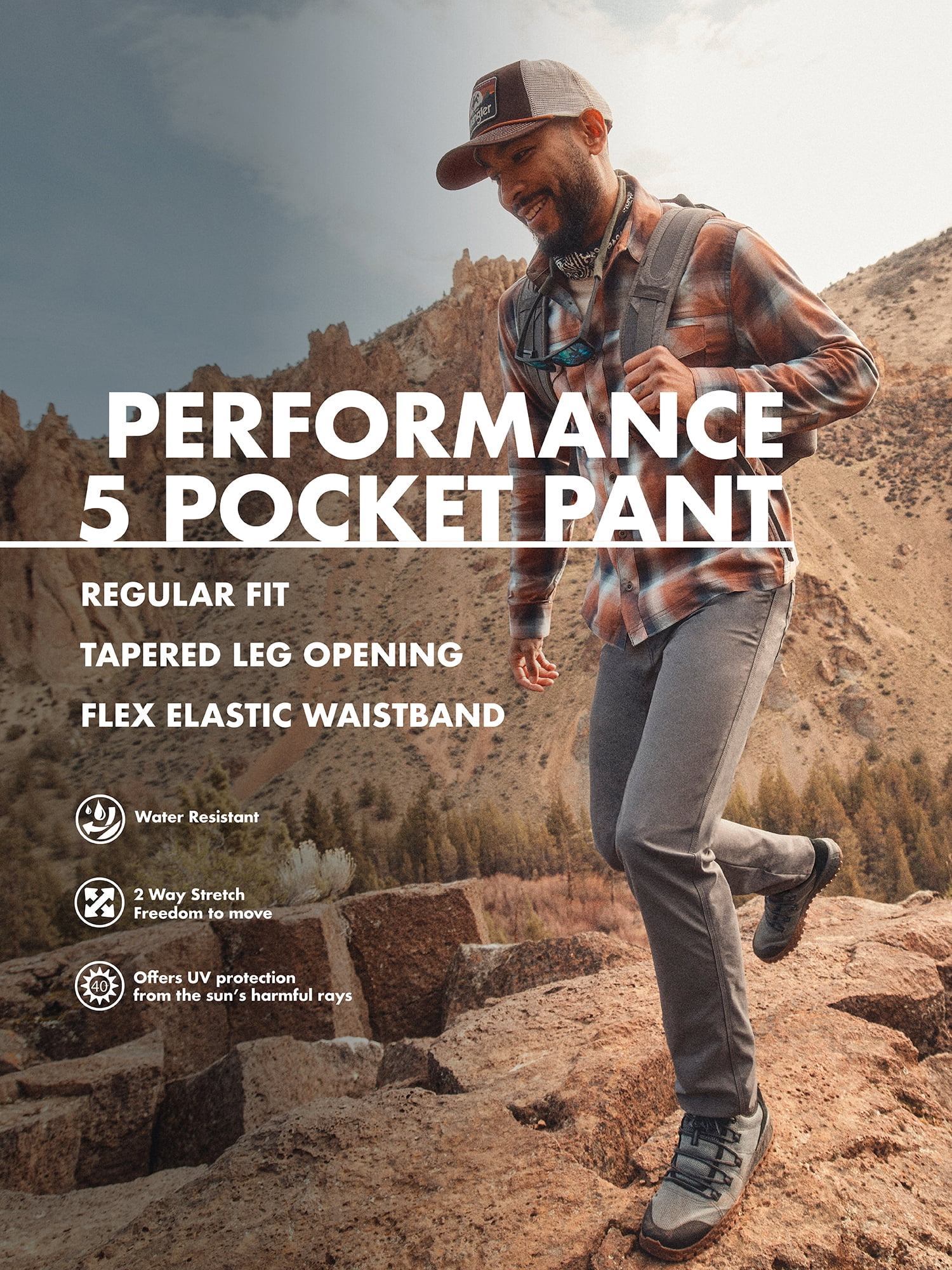 Wrangler® Men's Outdoor Performance Five Pocket Pant