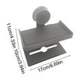 thumbnail image 3 of Toilet Suction Cup Toilet Paper Box Wall Mounted Roll Paper Rack Without Punching Toilet Tissue Box, 3 of 6
