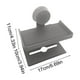 thumbnail image 3 of Portarrollos de papel higiénico con ventosa para baño, montaje en pared sin taladrar, diseño compacto para dispensar un solo rollo con construcción de aleación y fácil limpieza., 3 of 6