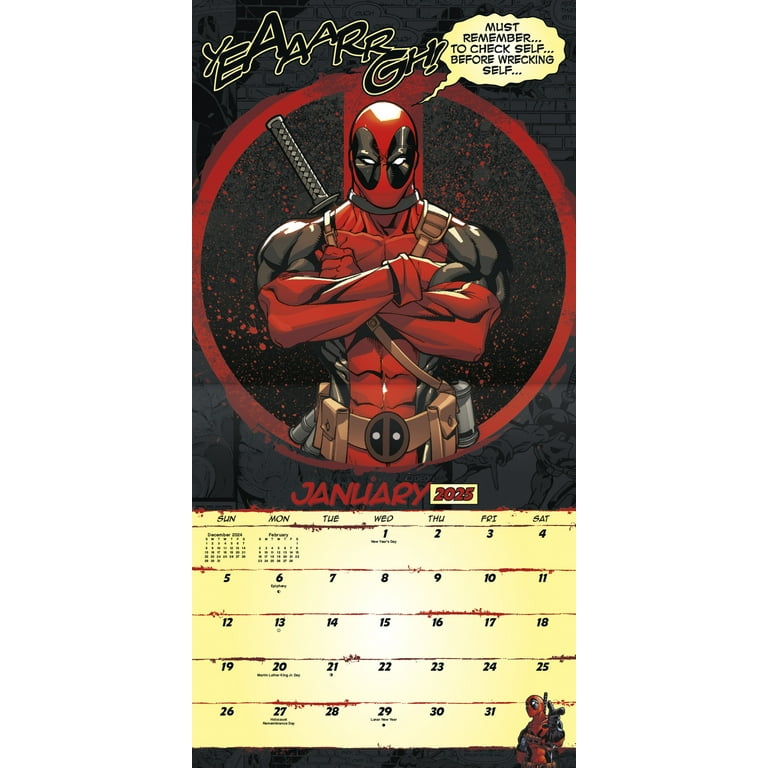 trends-international-2025-marvel-deadpool-wall-calendar-walmart-com