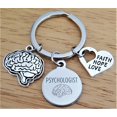 thumbnail image 4 of Psychologist Keychain, Child Psychologist Keychain, Psychology, Psych Student Gift, Human Brain Keychain, Faith Hope Love Keychain, Doctor Gift, Neurologist Gift, Psychologist Key Ring, 4 of 4