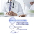 thumbnail image 4 of 5Pcs Spinal Goniometer Rotation Measurement Tool 6/8/10inch 360 Degree Joint Range Motion Plastic Rulers, 4 of 7