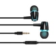 thumbnail image 3 of PlatingWired Earphone In Ear Sports Walking Music Play TV Portable Travel Mobile Phone Universal Headphones with 3.5mm Jack, 3 of 7