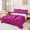 Hot Pink J, variant on Feelyou French Periodic Table Poster Bed Sheets for Kids, Educational Print Full Size Sheets, Pink, 4pcs, 1 Flat Sheet, 1 Fitted Sheet and 2 Pillowcases