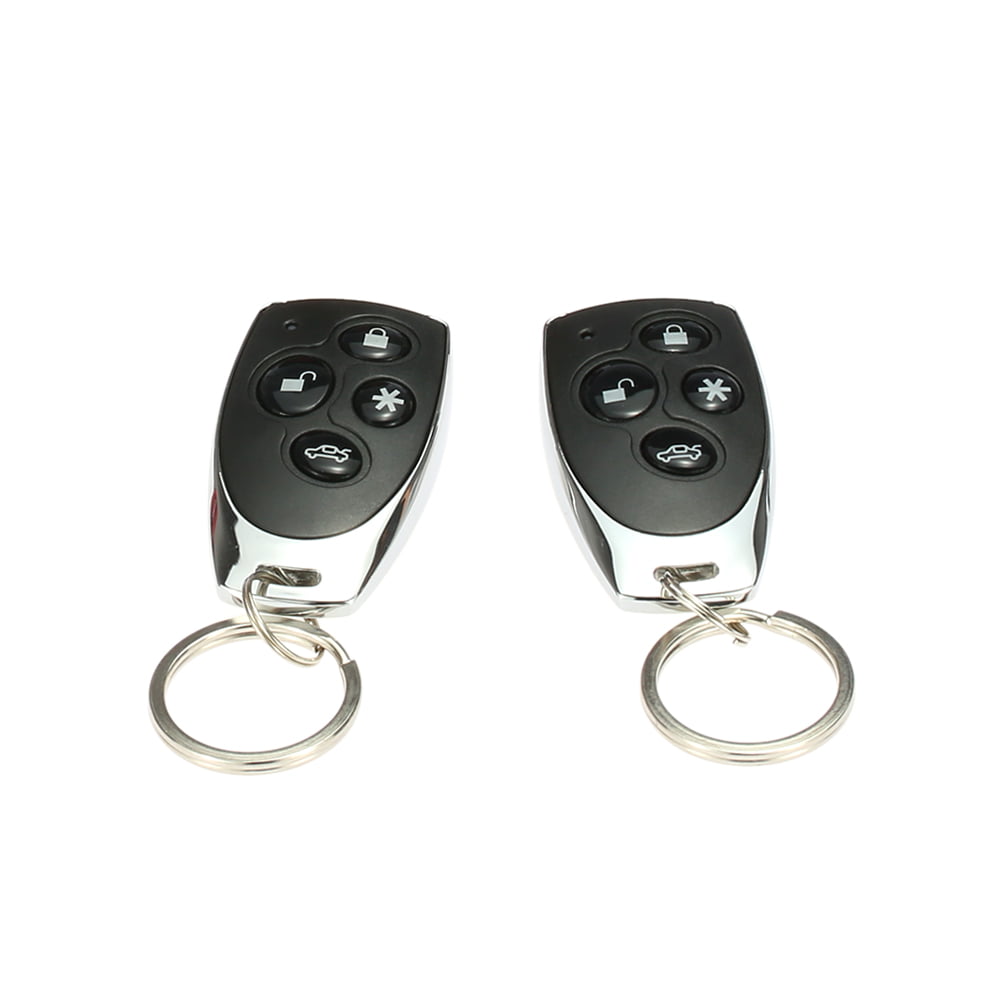 Universal Car vibration Alarm Protection Security System 2 Remote Controls 