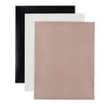 thumbnail image 2 of Silhouette Leatherette Sheets - 3 Pack - Black, Cream, and Gold, 2 of 7