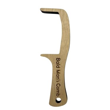 XFGOU Peignes en Bois Jouets et Loisirs Hommes Chauves Blague sur Brosses à Cheveux Outils de Beauté pour Hommes Chauves Peignes à Cheveux Nouveauté Cadeaux Intéressants pour Adultes Homme Chauve Jouet Drôle