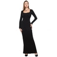 thumbnail image 7 of Two-in-one With Lining Double-layer Belly Contracting Hip Lifting Long Sleeve Narrow Dress, 7 of 7