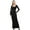Black, variant on Two-in-one With Lining Double-layer Belly Contracting Hip Lifting Long Sleeve Narrow Dress