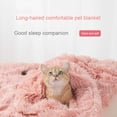 thumbnail image 3 of Sonbest Winter Soft Pet Manta para perros Estera de cama para gatos Felpa larga Cálida Doble capa mullida Funda para dormir profundo para perros pequeños, medianos y grandes Rosa S Inevent SH1104-80, 3 of 7