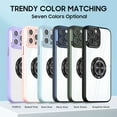 thumbnail image 6 of TECH CIRCLE iPhone 12 Pro Max Case, Finger Ring Holder Rotating Kickstand Magnetic Car Stand Soft Bumper Cover Shockproof Phone Case for iPhone 12 Pro Max 6.7 inch for Women Girls,Purple, 6 of 6