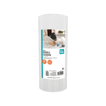 Pen+Gear 12 in x 40 ft Bubble Cushion Roll, Clear, Plastic, 3/16" Small Bubbles