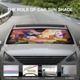 thumbnail image 6 of Tom And Jerry Windshield Sun Shade, Front Foldable Windshield Sunshade, Car Sun Shade Windshield Blocks UV Rays, Keep Car Interior Cool 51"x28", 6 of 8