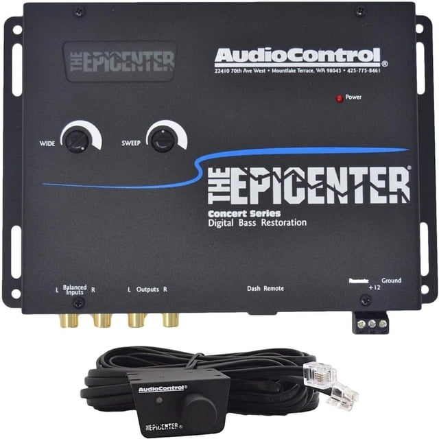 Kit Restauración Graves Epicenter RCA 3 Pies 16 Pies Mejora Graves Control Remoto