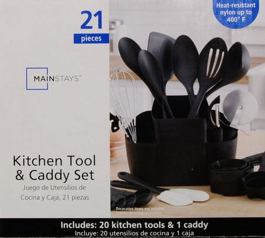 Mainstays 21-Piece Kitchen Utensils Set