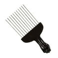 thumbnail image 5 of Prong Combs Practical, Curly Hair Styling Afro Combs Hairdressing Styling Tool Afro Hair Black Metal Hair Pick for DIY Hairstyles Salon Men, 5 of 10