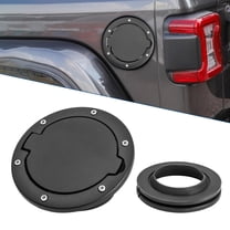 Car Fuel Filler Door Cover Gas Tank Cap for Jeep Wrangler JK Unlimited 2007-2018