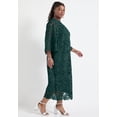 thumbnail image 3 of June & Vie Women's Plus Size Bell-Sleeve Lace Midi Dress, 3 of 4