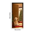 thumbnail image 3 of Christmas Door Cover Decoration – 70 x 35 in Funny Santa and Dog Design Holiday Door Banner for Front Door, Party, Indoor Wall or Table Use, 3 of 5