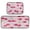 Watercolor Sparkling Cherries, variant on 2-Piece Kitchen Rugs Set Non-Slip Mats Carpet Floor for Kitchen, Bathroom (19.7"x27.6" & 19.7"x47.2") Watercolor Dandelions Pattern