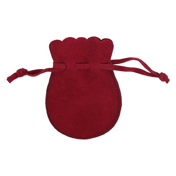 Mini bolsa con cordón de 50 Uds., bolsas de regalo portátiles elegantes, bolsas de joyería de operación Simple, embalaje organizador para el Ropa, zapatos y accesorios Miscelánea Vino rojo 1 Qarigey AP018070-02