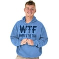 thumbnail image 3 of WTF Where's the Fish Fisherman Funny Hoodie Hooded Sweatshirt Men Brisco Brands M, 3 of 5