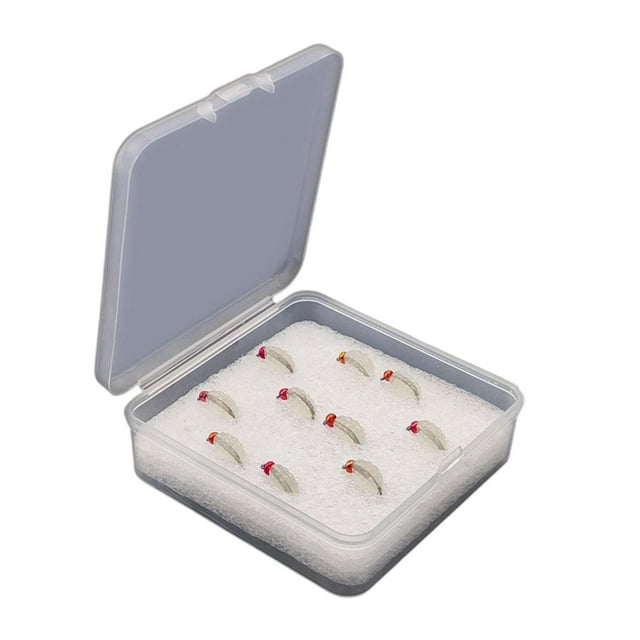 koolsoo 10 Pcs Leurres de Pêche Souples Réalistes pour Réservoirs de Rivière Bar Blanc