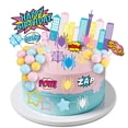thumbnail image 1 of Decoración para tartas con diseño de Geelin Spider para cumpleaños, 61 unidades, rosa niña, 1 of 6