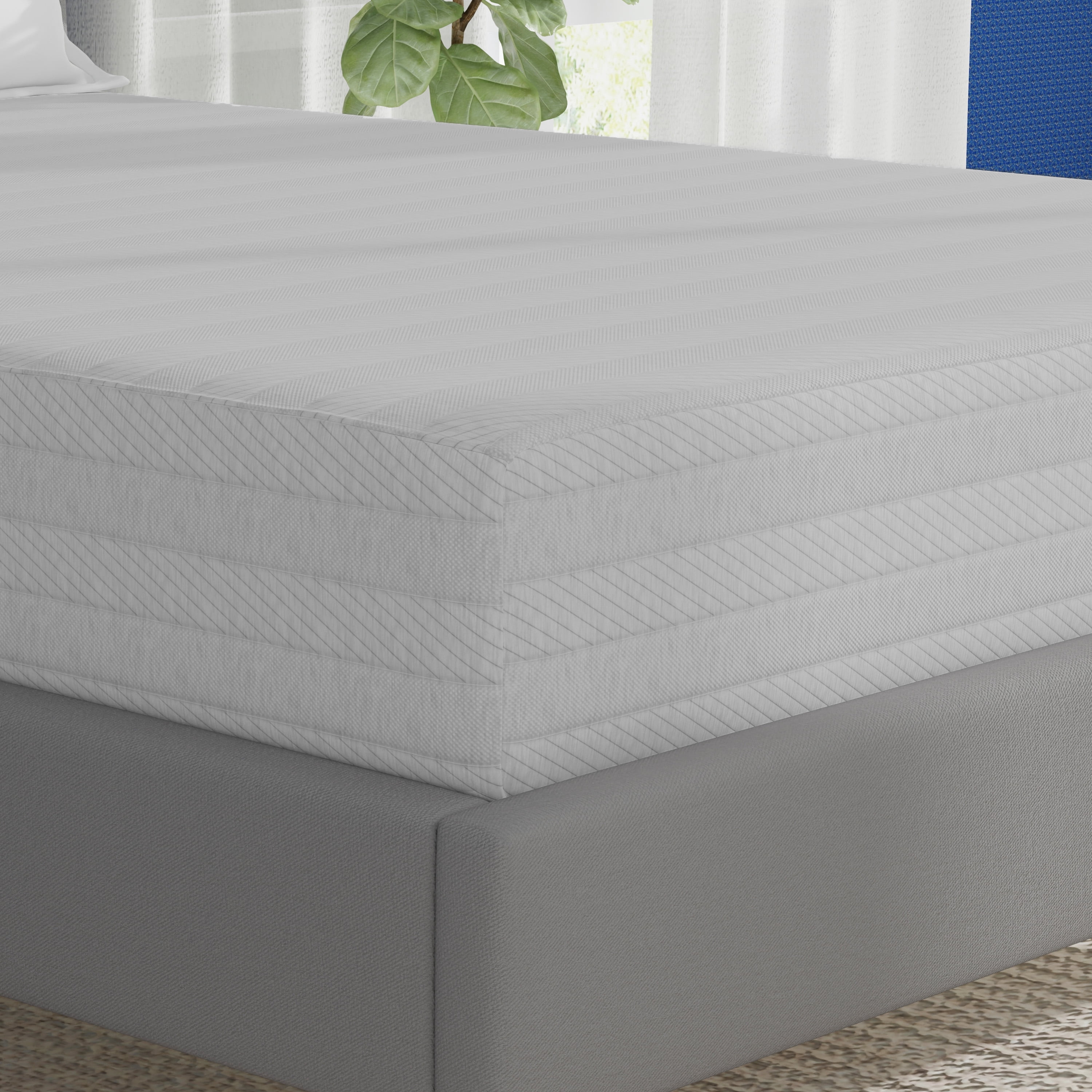 Vibe 6-inch Essential Foam Mattress Twin-XL with Breathable Knit Cover
