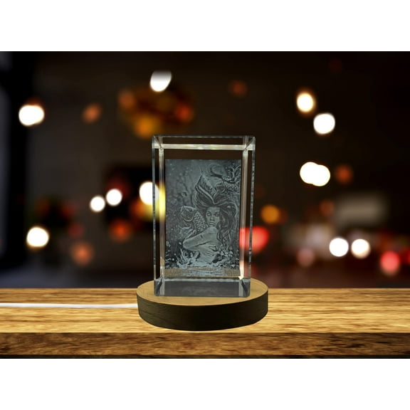 Nanshe 3D Engraved Crystal 3D Engraved Crystal Keepsake/Gift/Decor/Collectible/Souvenir