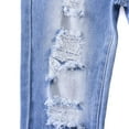 thumbnail image 5 of Boys' Summer Casual Jeans with Pocket Baggy Hop Streetwear Trousers (Light Blue 9-10 Years), 5 of 8