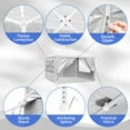 thumbnail image 2 of SONGMY 10x10 Foot Outdoor Canopy Party Wedding Tent Pavilion Gazebo with 4 Walls White Waterproof Event Shelter for Ceremonies Receptions and Gatherings, 2 of 8