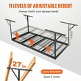 BENTISM Overhead Adjustable Garage Storage Rack 48x96in Ceiling Rack