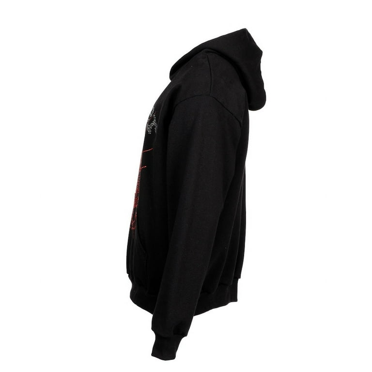 正規品　Sp5der OG rhinestones パーカー Sp5der Phantom Black Rhinestone og web zip hoodie – LacedUp