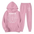 thumbnail image 4 of CONZONE Mens Sweatsuit 2 Peice Set Casual Track Suit for Men Letter Graphic Y2K Long Sleeve Hoodies Sweatpants Cozy Fall Winter Athletic Jogging Outfits, 4 of 4