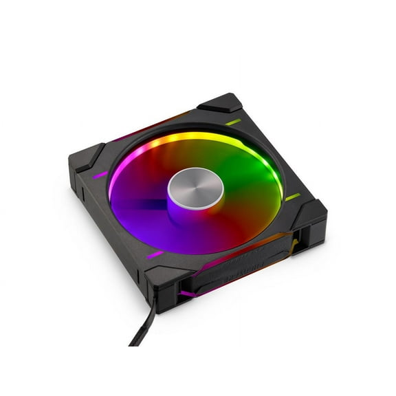 Phanteks D30-140 DRGB PWM FAN, Premium D-RGB Performance Fan, ARGB/DRGB lighting, Daisy-chain Fan Linking system, Black